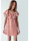 Ruffled Terry Dress