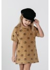 Owls Terry Shirt Dress