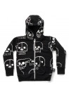 Skull Robot Zip Hoodie