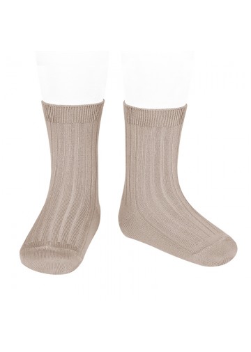 Ribbed Short Socks