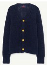 Plain Raccoon Cotton Linen Cardigan