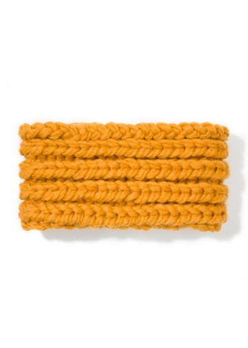 Mustard Chimney Scarf