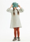 Plaid Puff Dress