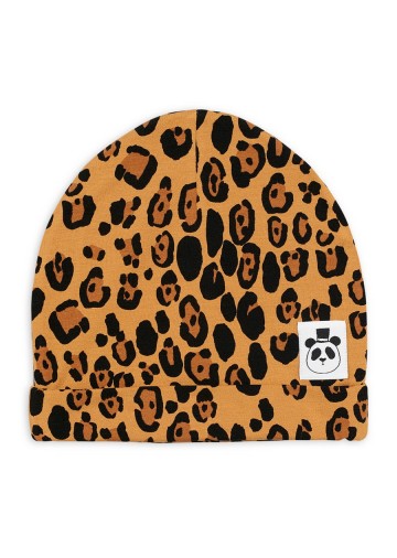 Basic Leopard Beanie Lyocell