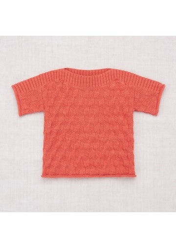 Block Stitch Boatneck Tee