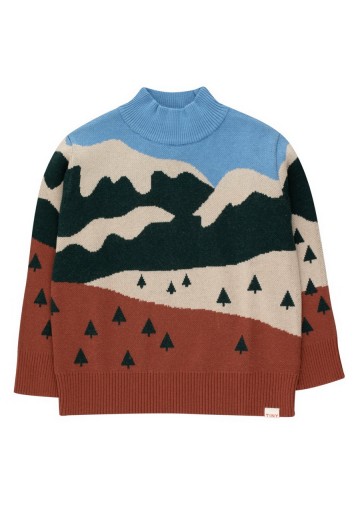 Landscape Mockneck Sweater