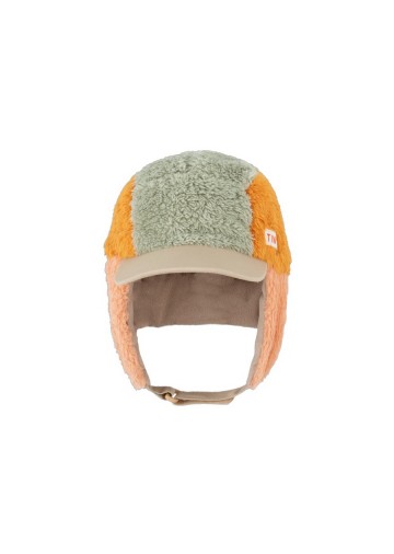 Color Block Polar Sherpa Chapka