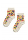 Flowers Quarter Socks