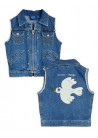 Peace Dove Denim Vest