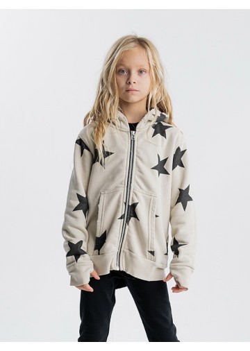 NUNUNU Star Zip Hoodie