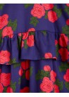 Roses AOP Woven Frill Dress