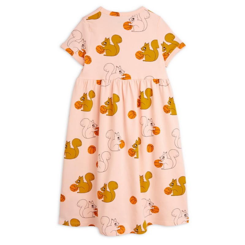 Mini Rodini Squirrels AOP SS Long Dress