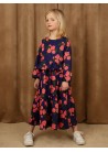 Roses AOP Woven Frill Dress