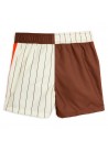 Pinstripe Woven Swim Shorts