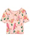 Parrots AOP Ballet SS Tee