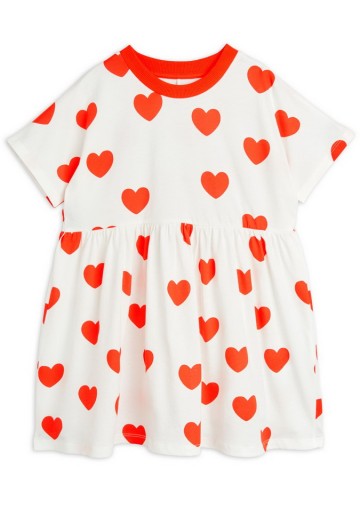 Hearts AOP SS Dress