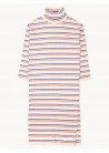 Stripes Mockneck Dress