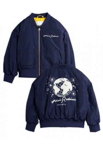 Mini Rodini Society Emb Baseball Jacket