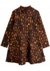 Leopard AOP Brushed LS Dress