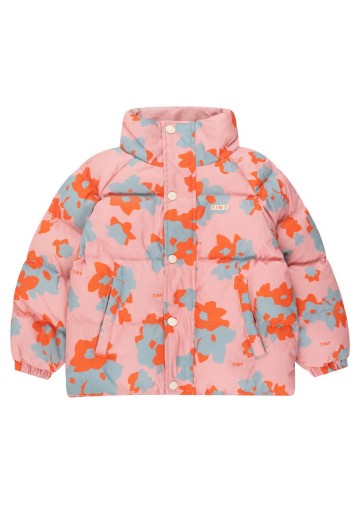 Flowers Short Padded Jacket