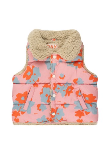 Flowers Padded Vest