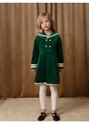 Sailor Velour LS Dress