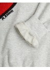 Arrowed Heart Chenille Sweatshirt