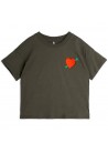 Arrowed Heart Emb SS Tee