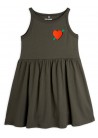 Arrowed Heart Emb Tank Dress