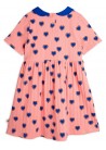 Outlined Hearts AOP SS Dress