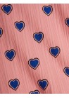 Outlined Hearts AOP SS Dress