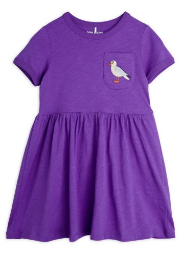 Seagull Emb SS Dress