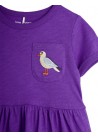 Seagull Emb SS Dress