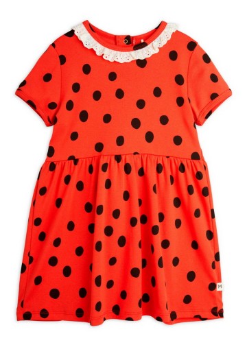 Dots AOP Lace SS Dress