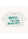 The Sun Graphic Crop Tee