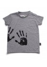 Hand Print Raw T-shirt