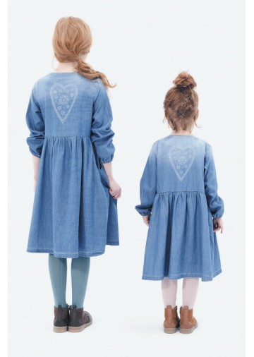 Heart Denim Dress