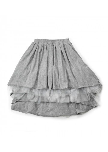 Layered tulle hotsell skirt grey